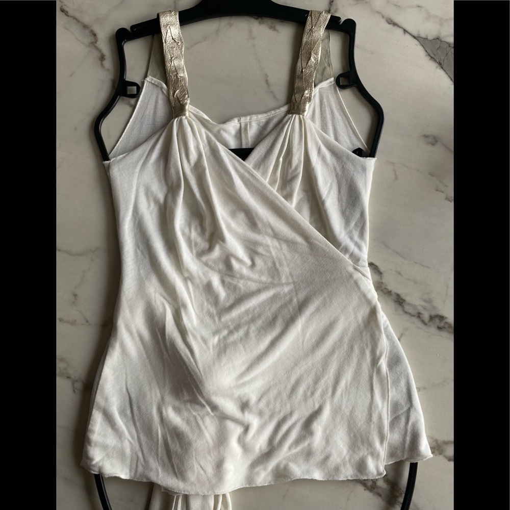 Vintage Y2K “Heart Moon Star” Women’s Cream Tank Top USA